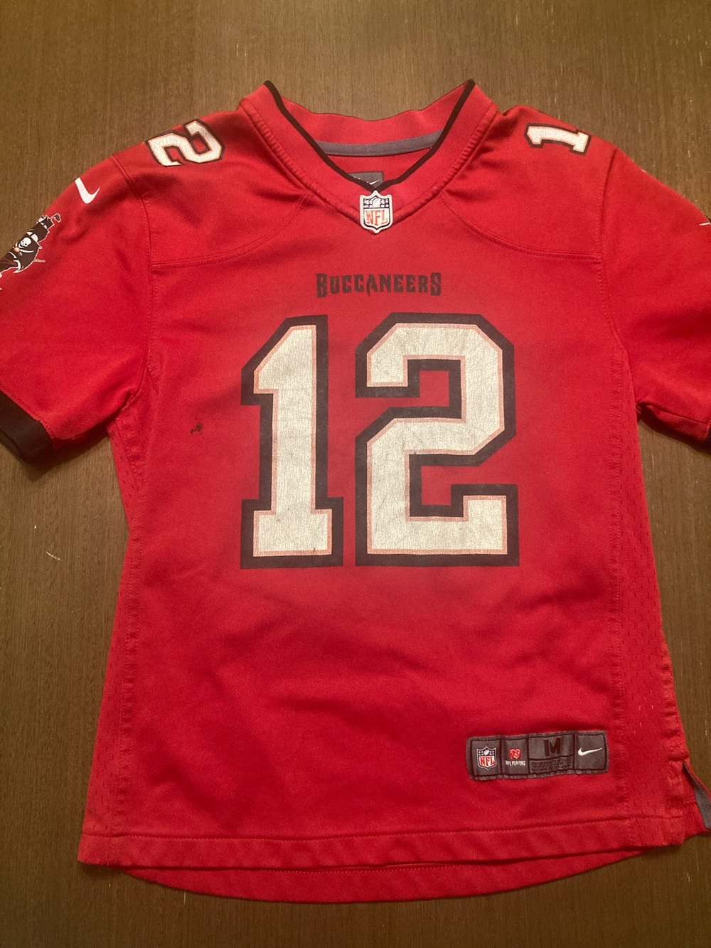 Youth Medium Worn Tom Brady Jersey